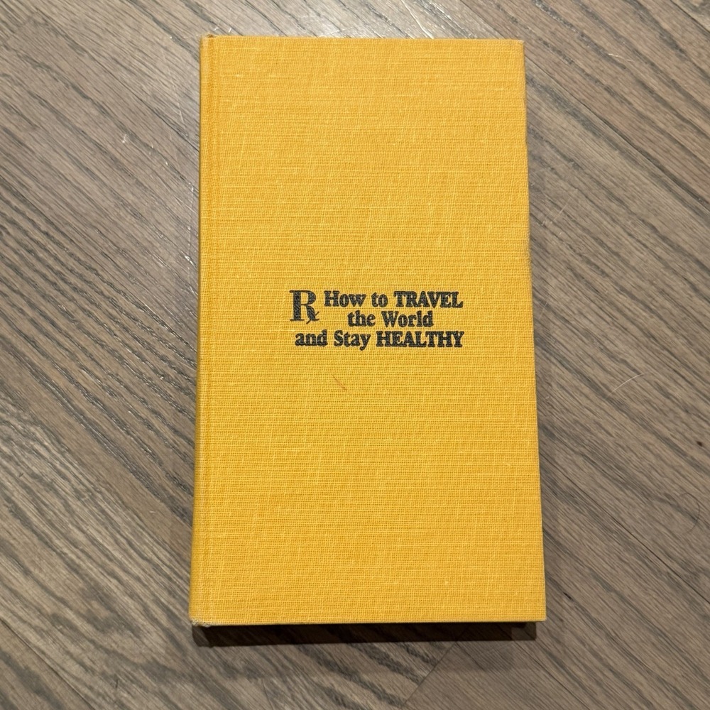 How to Travel the World & Stay Healthy Vtg HC 1971 Doyle Banta 1st Ed Rare OOP